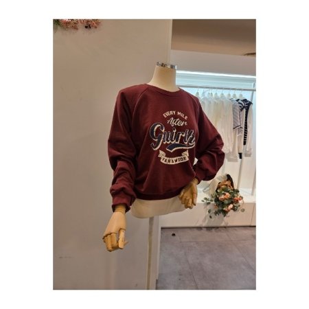 레글런 빈티지 레터링 맨투맨티셔츠