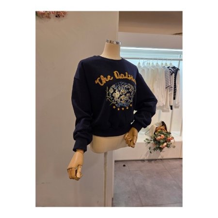 데이지플라워 맨투맨 티셔츠