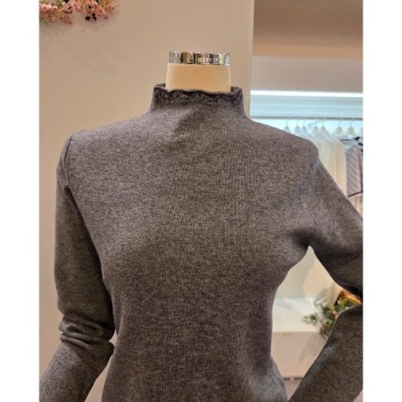 롤링 반목 골지 니트