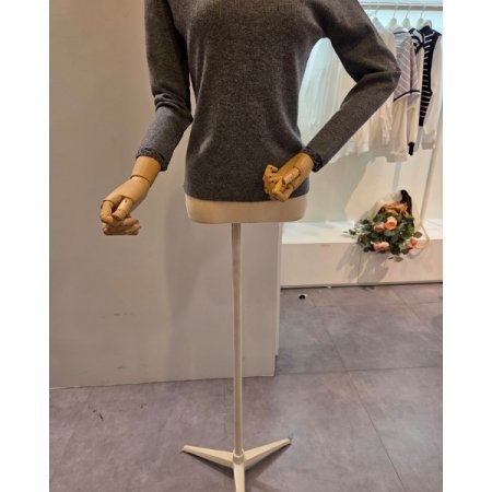 롤링 반목 골지 니트