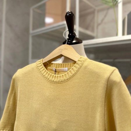 반팔 크롭 니트