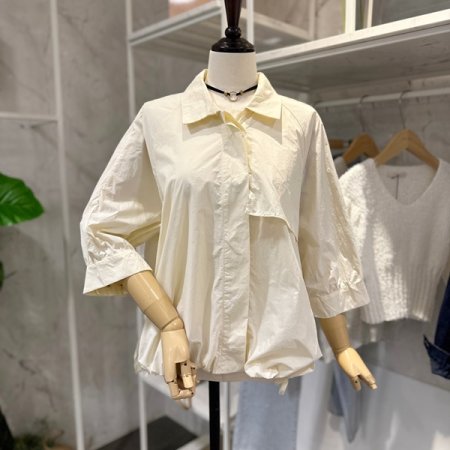 카라 스트링 점퍼