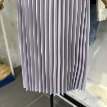 배색 주름 스트링 원피스