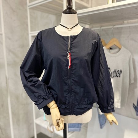 소매 셔링 야상점퍼