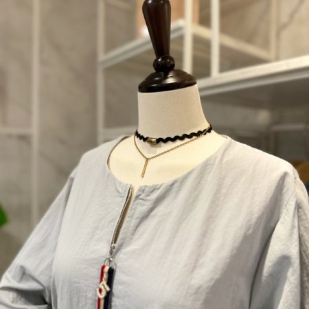 소매 셔링 야상점퍼