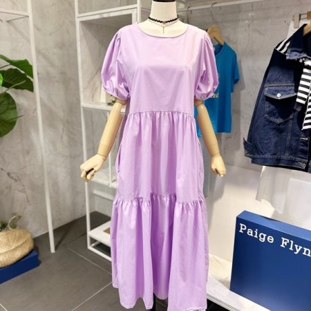 반팔 캉캉 원피스