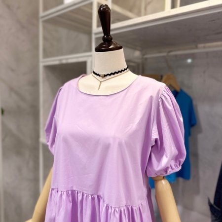 반팔 캉캉 원피스