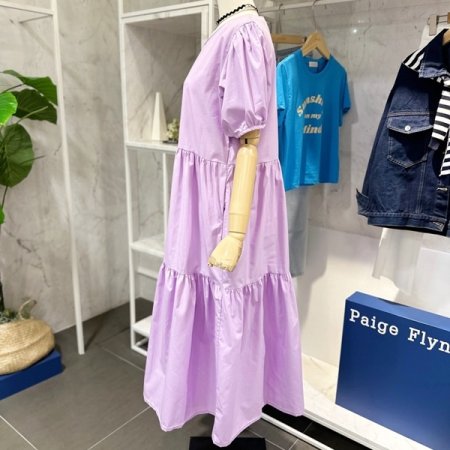 반팔 캉캉 원피스