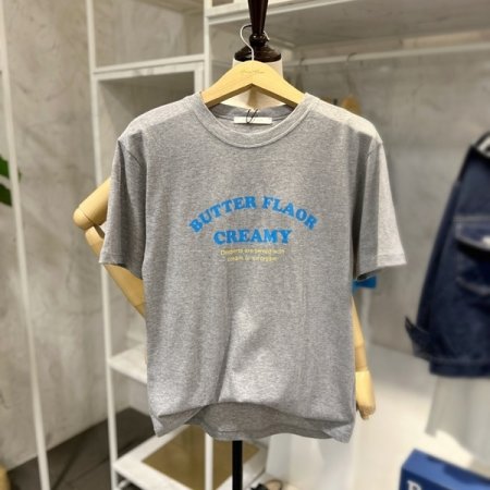 버터 반팔 티셔츠