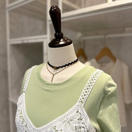 꽃펀칭 뷔스티에 세트