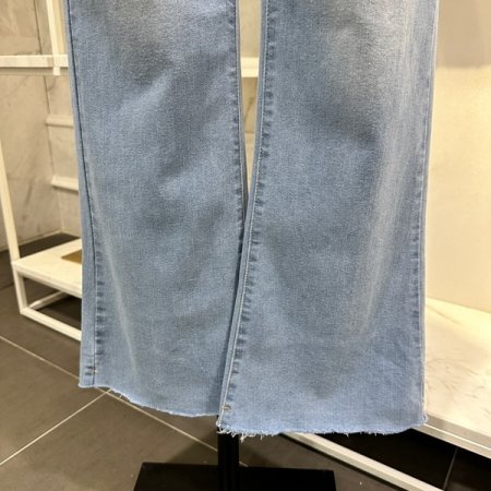 세미 부츠컷 데님팬츠