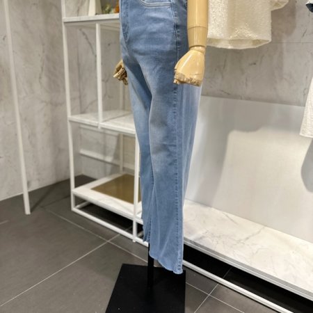 세미 부츠컷 데님팬츠