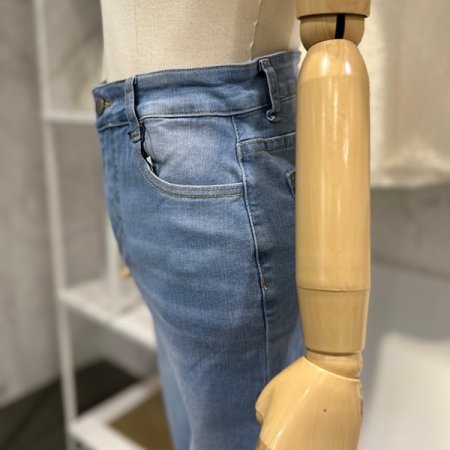 세미 부츠컷 데님팬츠