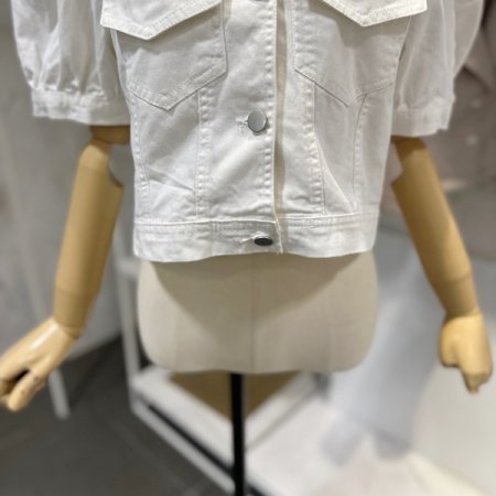 퍼프 크롭 자켓