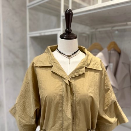 허리 양스트링 점퍼