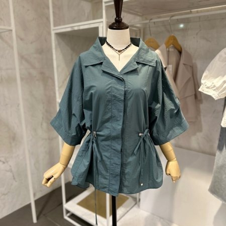 허리 양스트링 점퍼