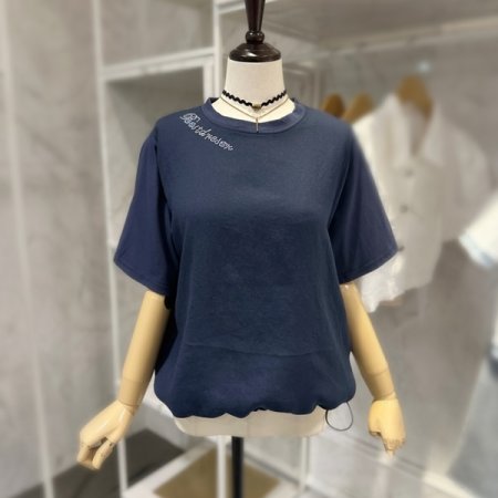 어깨 큐빅 티셔츠