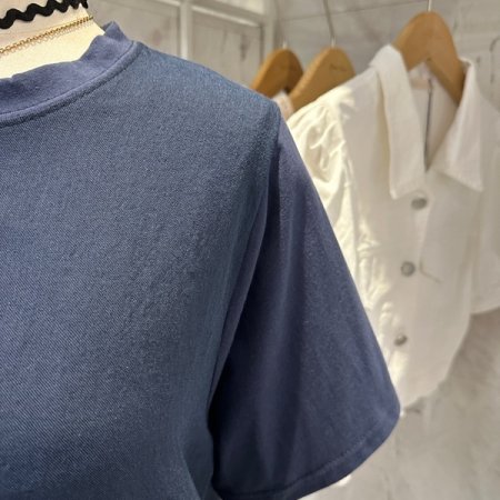 어깨 큐빅 티셔츠