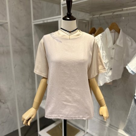 어깨 큐빅 티셔츠