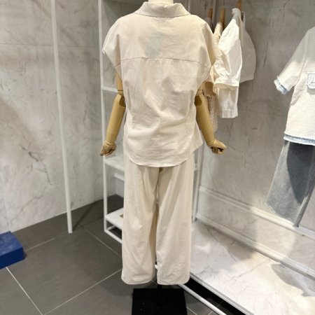 캡소매 투피스 세트