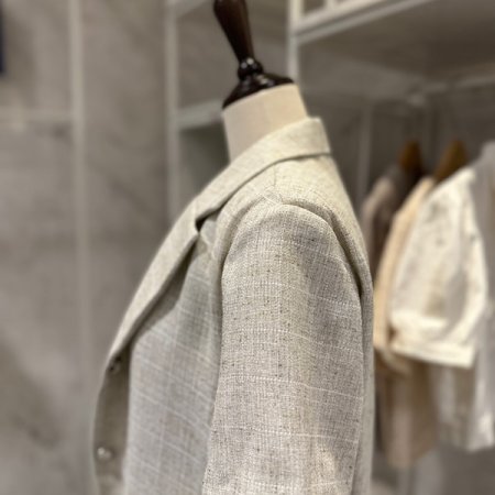 카라 진주 자켓