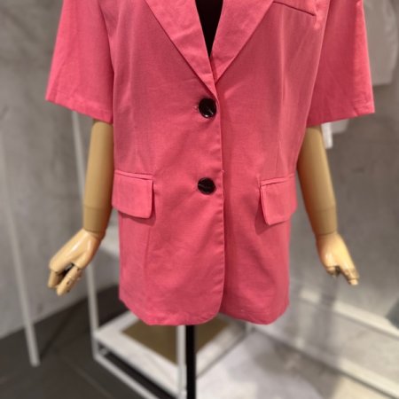 린넨 하프 자켓