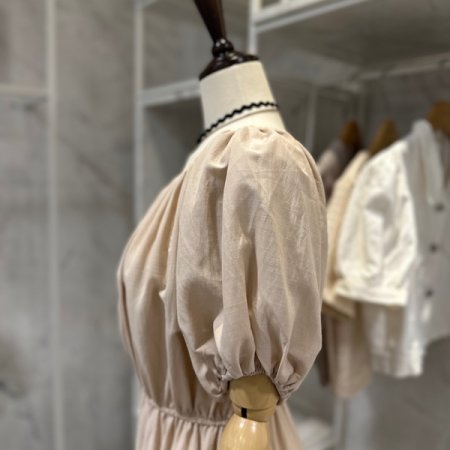 린넨 오프숄더 점프수트