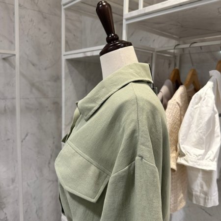 허리 스트링 점프수트