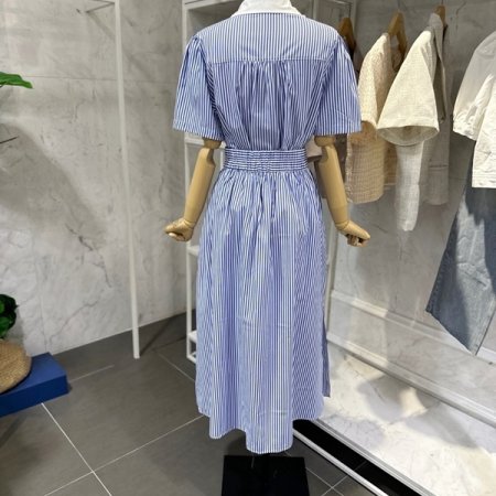 흰카라셔츠 스커트 세트