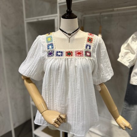 무지개 블라우스