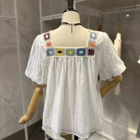 무지개 블라우스