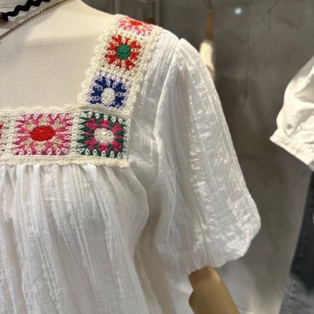 무지개 블라우스