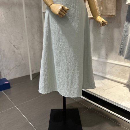 무지 에이라인 스커트