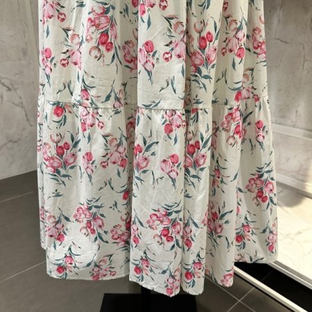 컬러 플라워 스커트