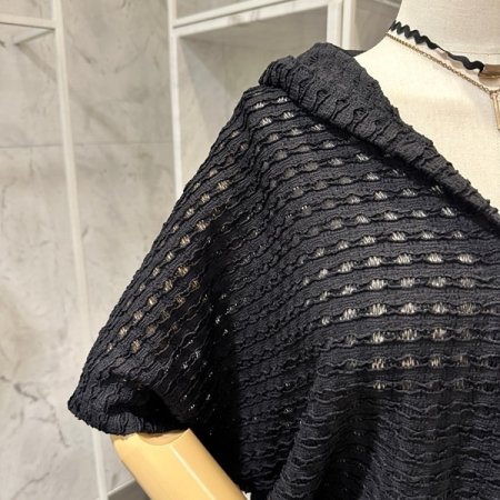 후드 스트링 가디건