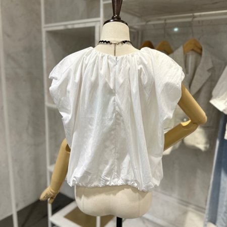 퍼프 심플 블라우스