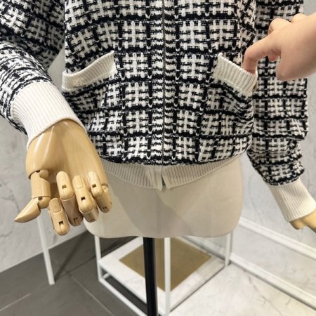 트위드 집업 가디건