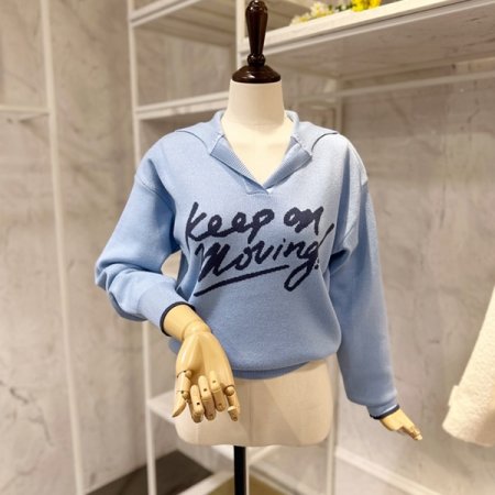 세일러 레터링 니트