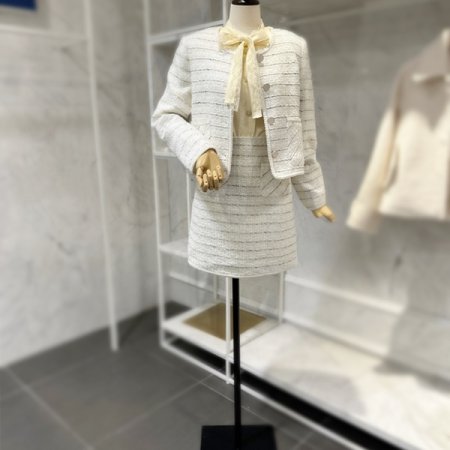 트위드 자켓 스커트 투피스