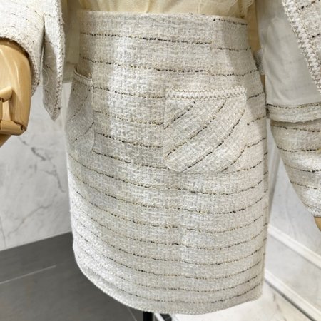 트위드 자켓 스커트 투피스