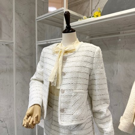 트위드 자켓 스커트 투피스