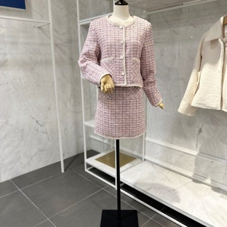 트위드 자켓 스커트 투피스