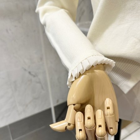 진주 프릴 가디건