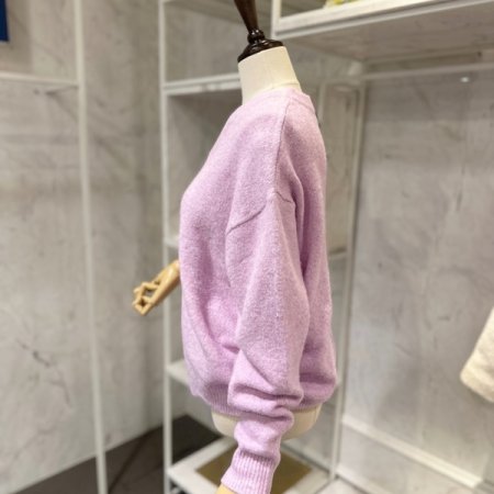 브이넥 루즈핏 니트