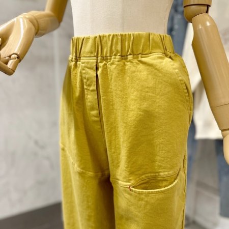 포켓 배기 밴딩 팬츠