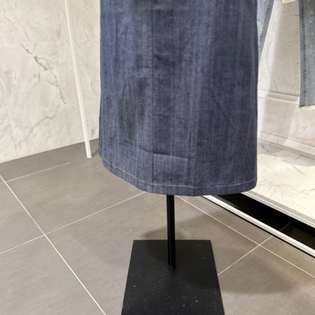 뒷트임 청 스커트