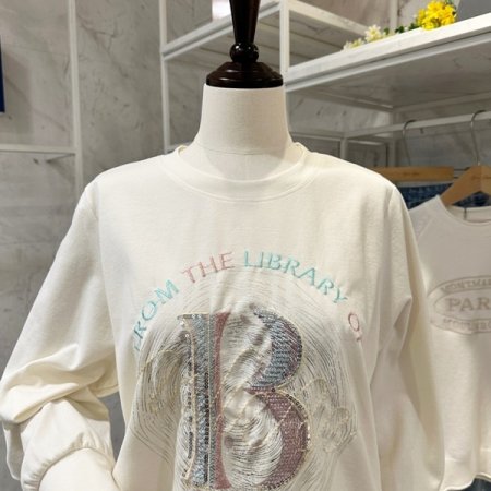 배색 스트링 티셔츠