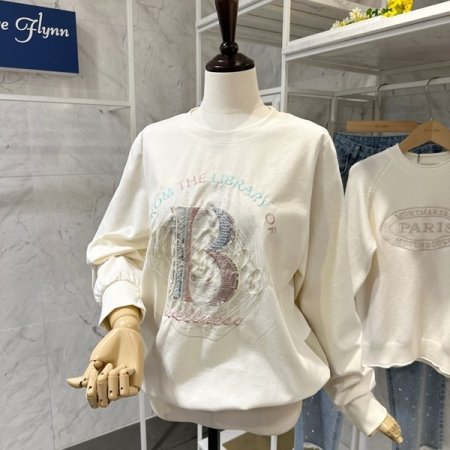 배색 스트링 티셔츠