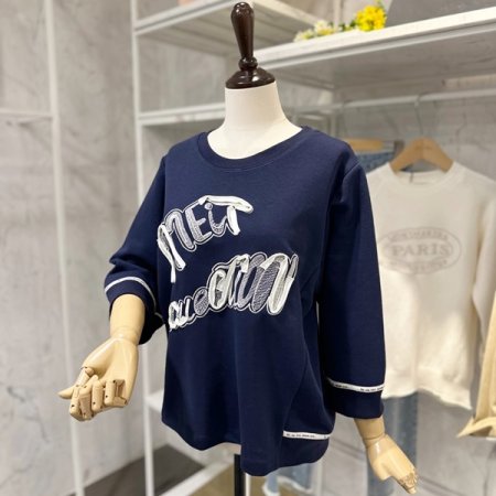 레터링 프린팅 티셔츠