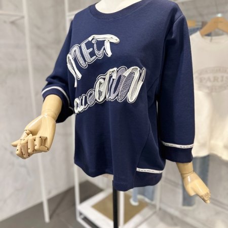 레터링 프린팅 티셔츠